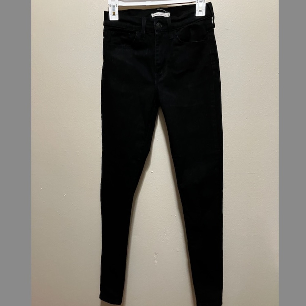 Levi’s 720 High Rise Super Skinny Jeans Women’s Size 27 Black